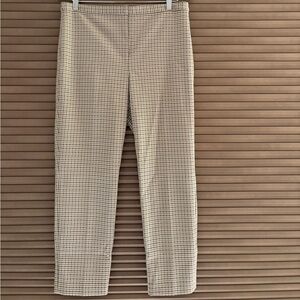 Theory Houndstooth Patterned Trousers
